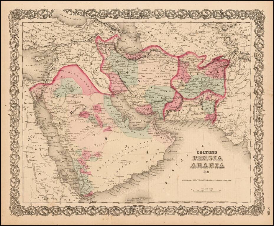 Colton's Persia Arabia &c.