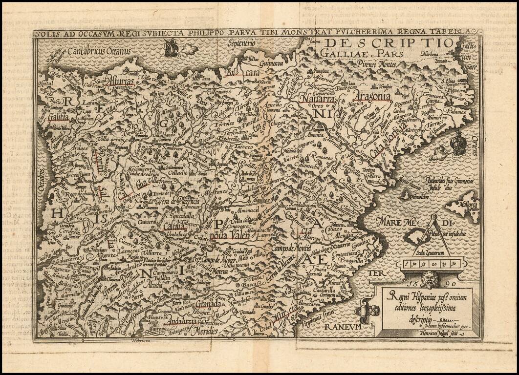Regni Hispaniae post omium editiones loccipletissima descriptio