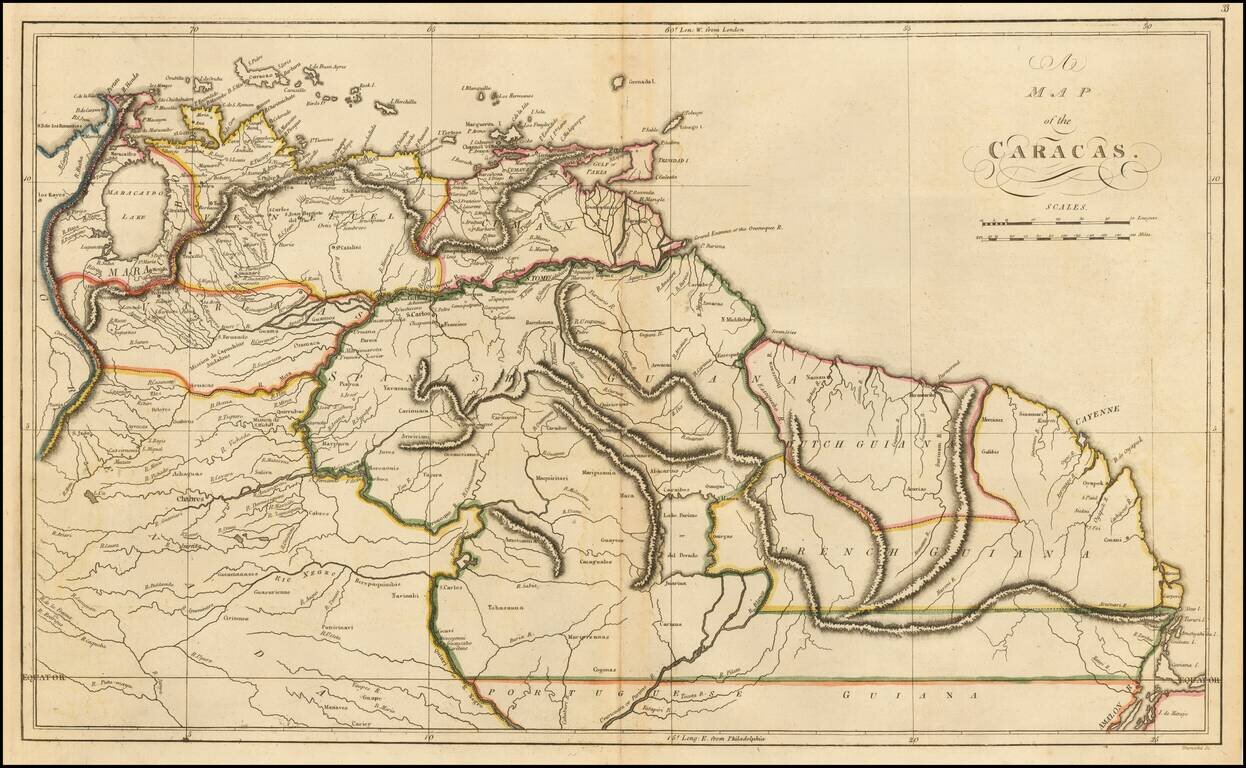 A Map of the Caracas