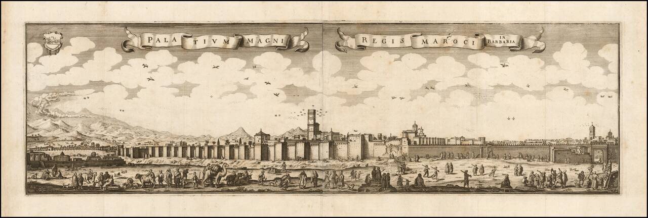 (Marakesh) Palatium Magni Regis Maroci In Barbaria