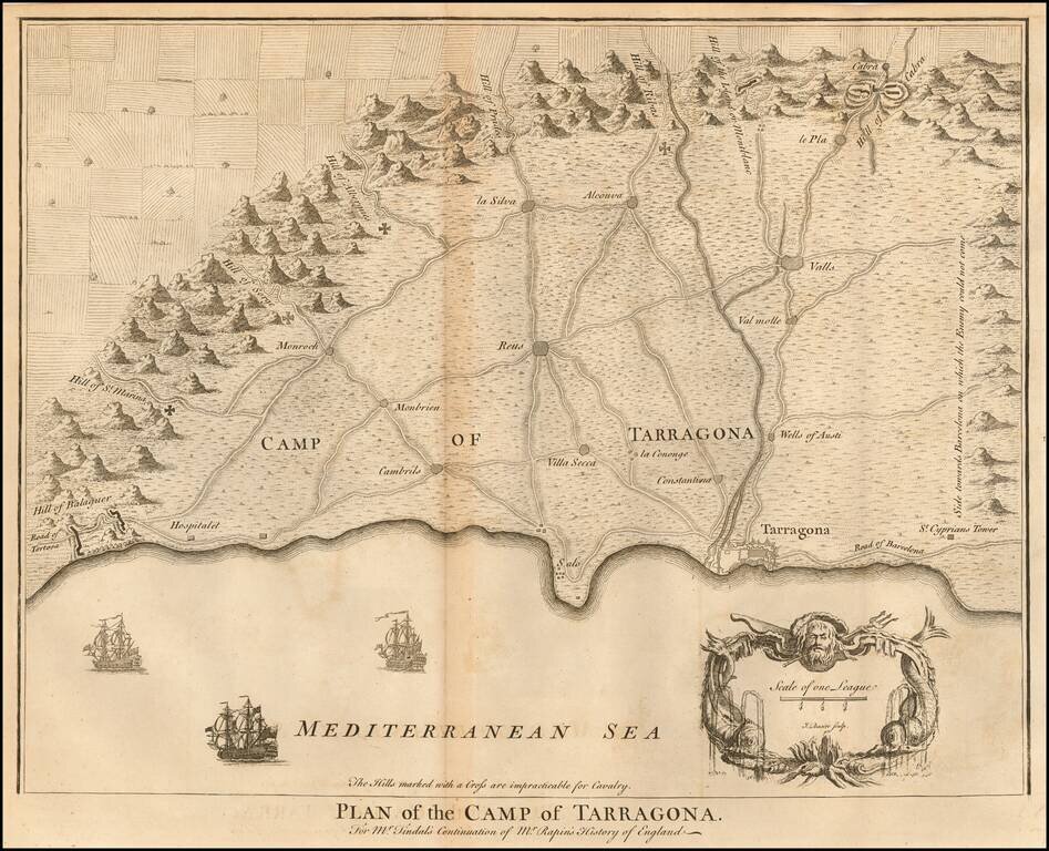 Plan of the Campe of Tarragona . . .