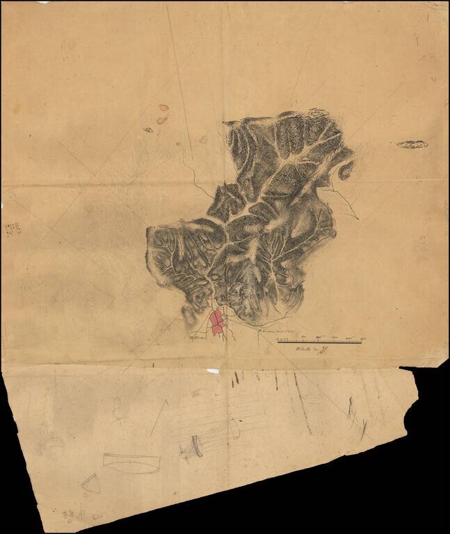 (Military Manuscript Map  - Algeria) Plan of Blida