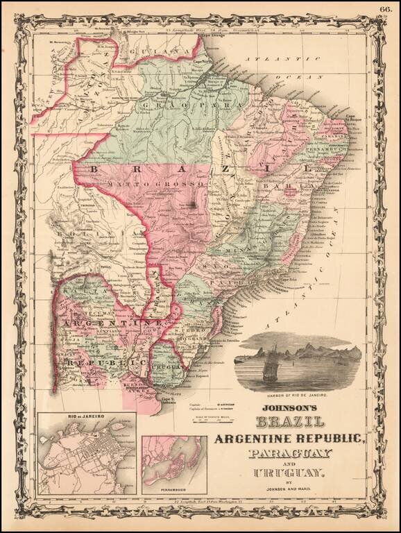 Johnson's Brazil, Argentine Republic, Paraguay and Uruguay