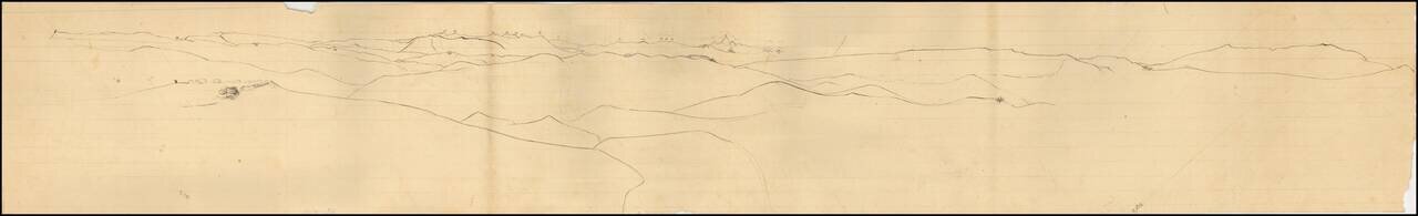 (Manuscript View - Mountain range, Algeria)