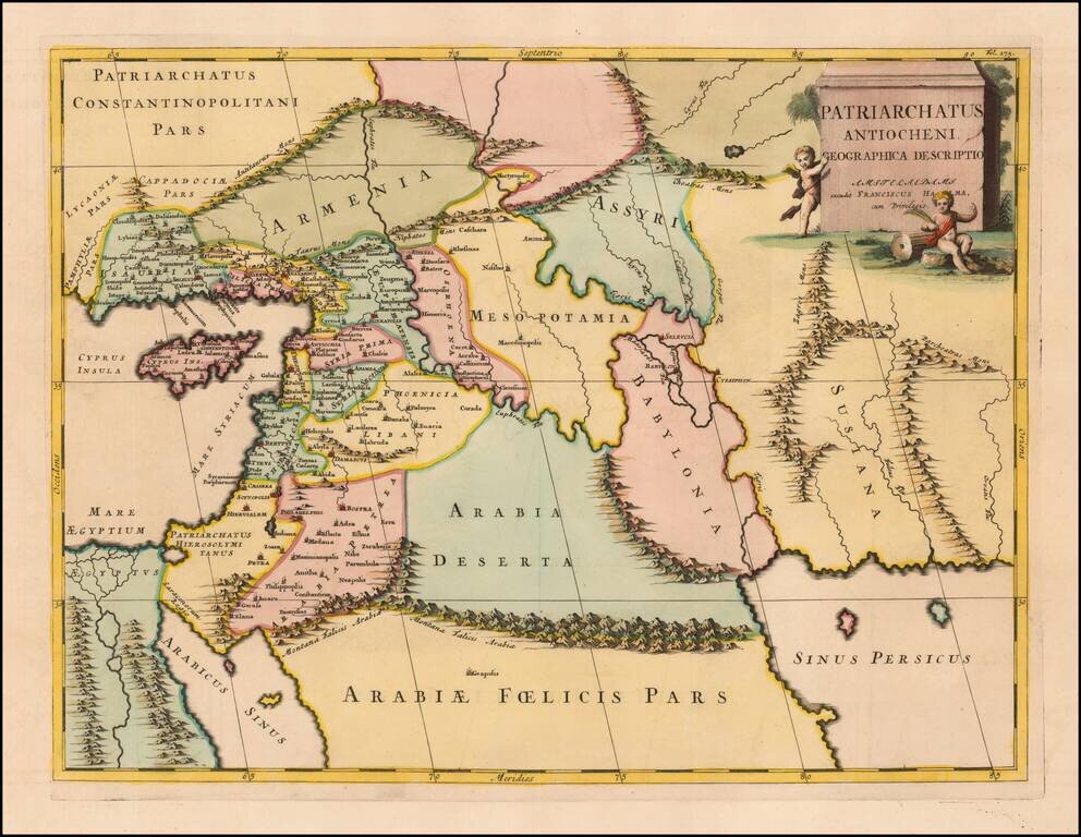 Patriarchatus Antiocheni Geographica Descriptio . . .   [shows Cyprus]