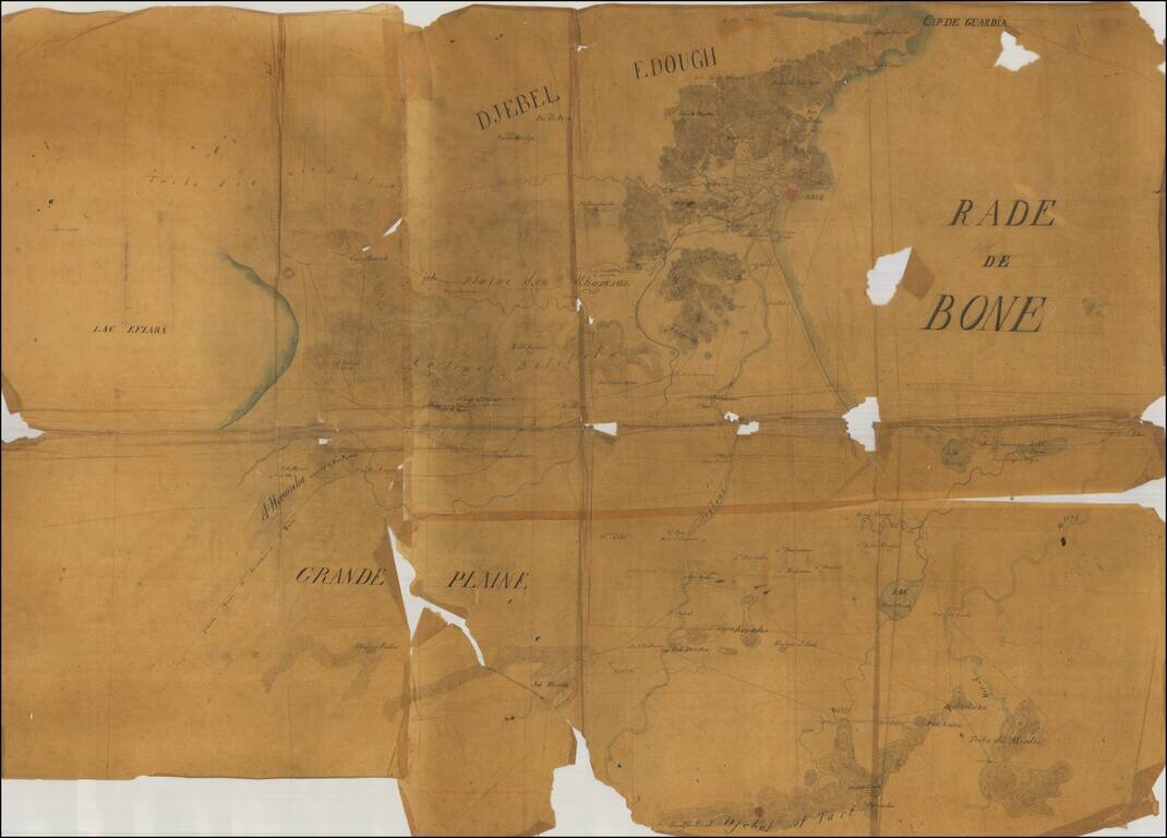 (Manuscript Map - Rade de Bône [Annaba], Algeria)