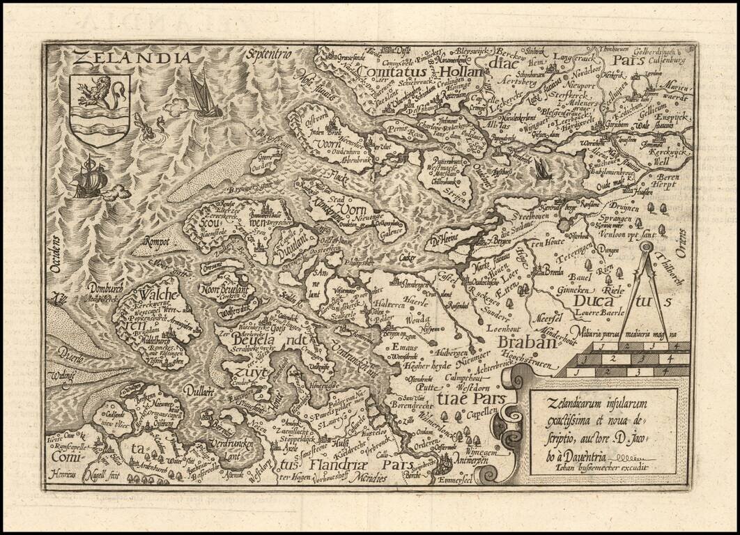 Zelandicarum insularum exactissima et nova descriptio, acutore D. Jacobo a Daventria . . .