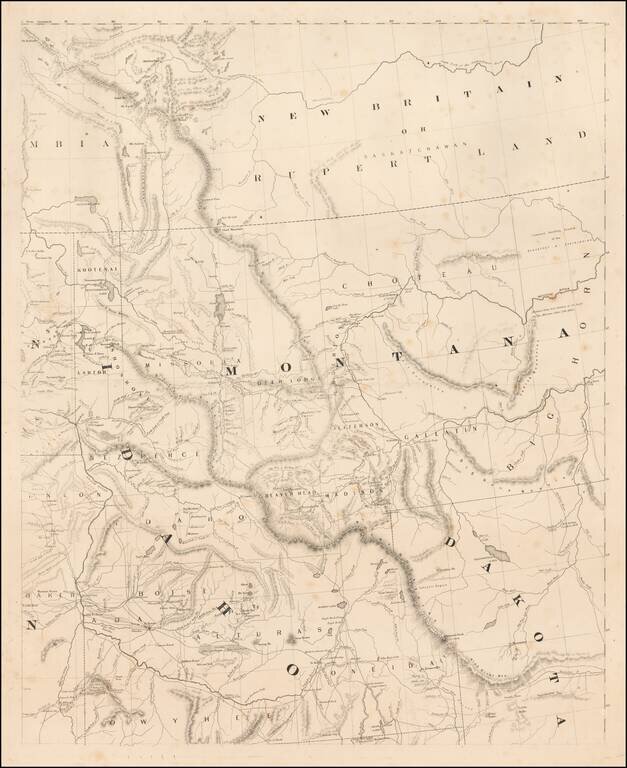 (Notherneastern Sheet) [Bancroft's Map of the Pacific States]