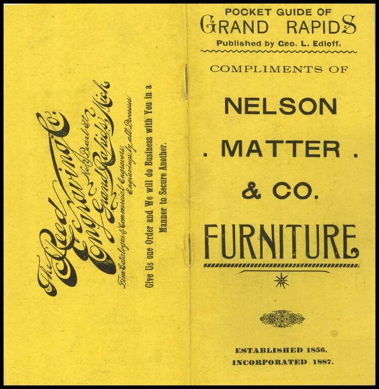 Map and Street Guide of the City of Grand Rapids Published By Geo. L. Edloff