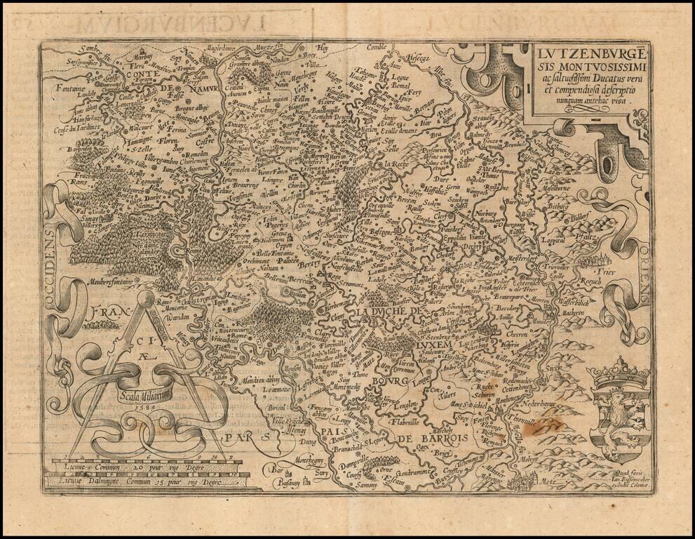 Lutzenburgensis Montuosissimi ac Saltuosissimi Ducatus vera et compendiosa descriptio nunquam antehac visa . . . 1589