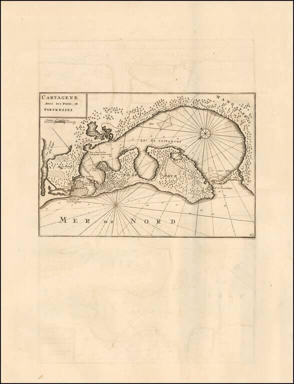 Cartagene Avec Ses Ports, et Fortresses (with) Baye et Ville De Havana ou S. Christoval (with) Bay et Chateau Porto Bello