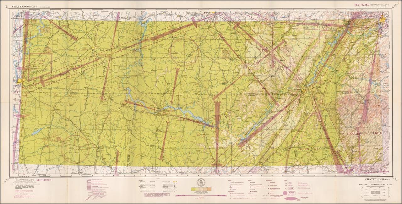 (Restricted) Chattanooga  . . . Sectional Aeronautical Chart