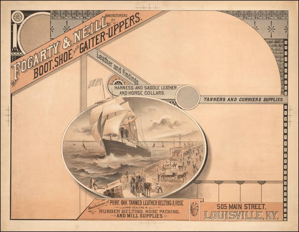 Fogarty & Neill Manufacturers of Boot, Shoe and Gaiter-Uppers . . . 505 Main Street, Louisville, KY