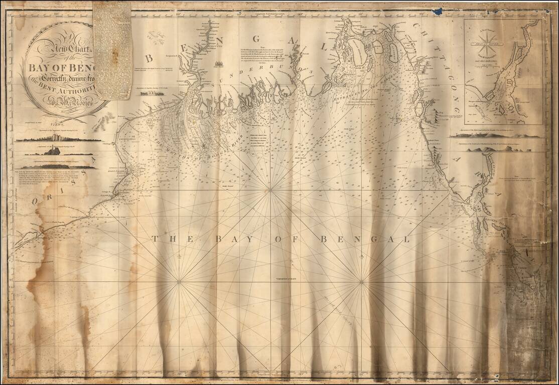 A New Chart of the Bay of Bengal Correctly Drawn from the Best Authorities . . . Additions &c. 1846