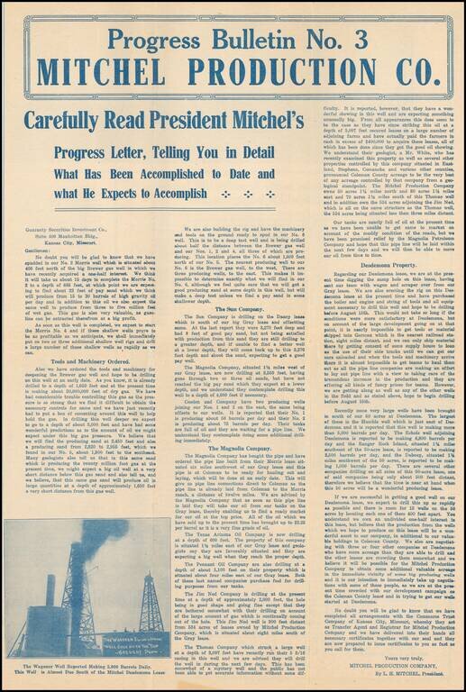 Mitchel Production Company of Texas . . . .