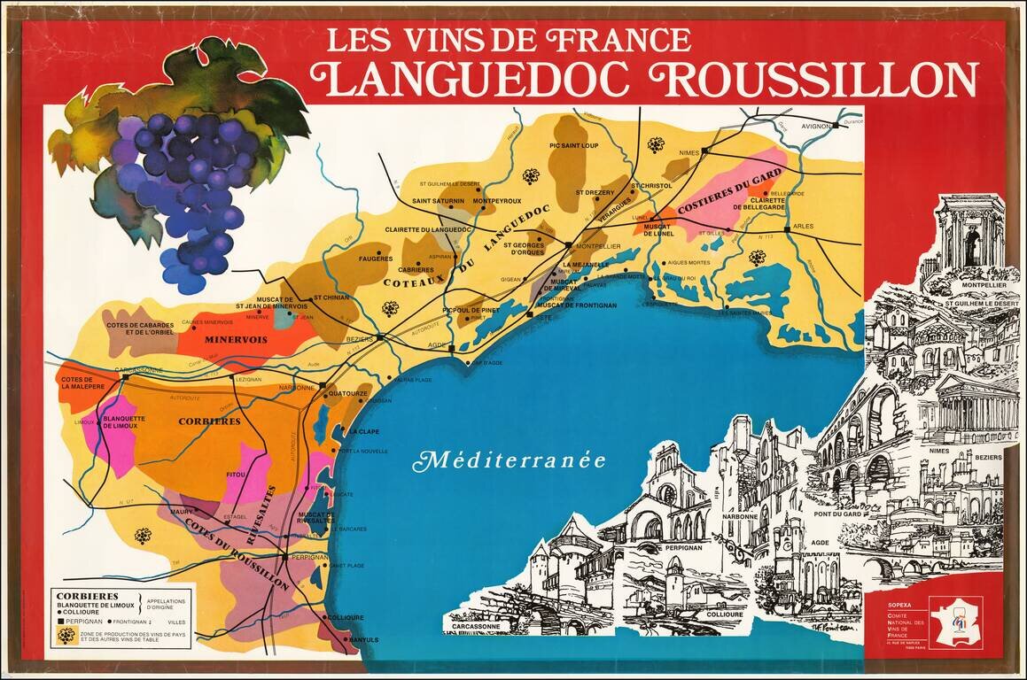 Les Vins De France  Languedoc Roussillon