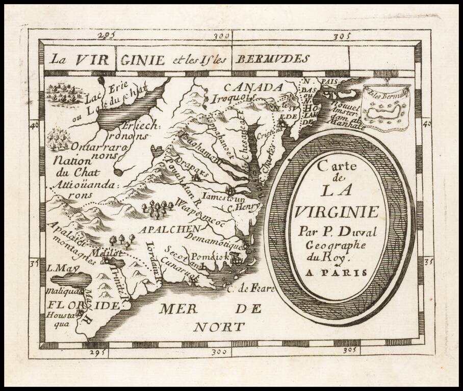 Carte De la Virginie . . .