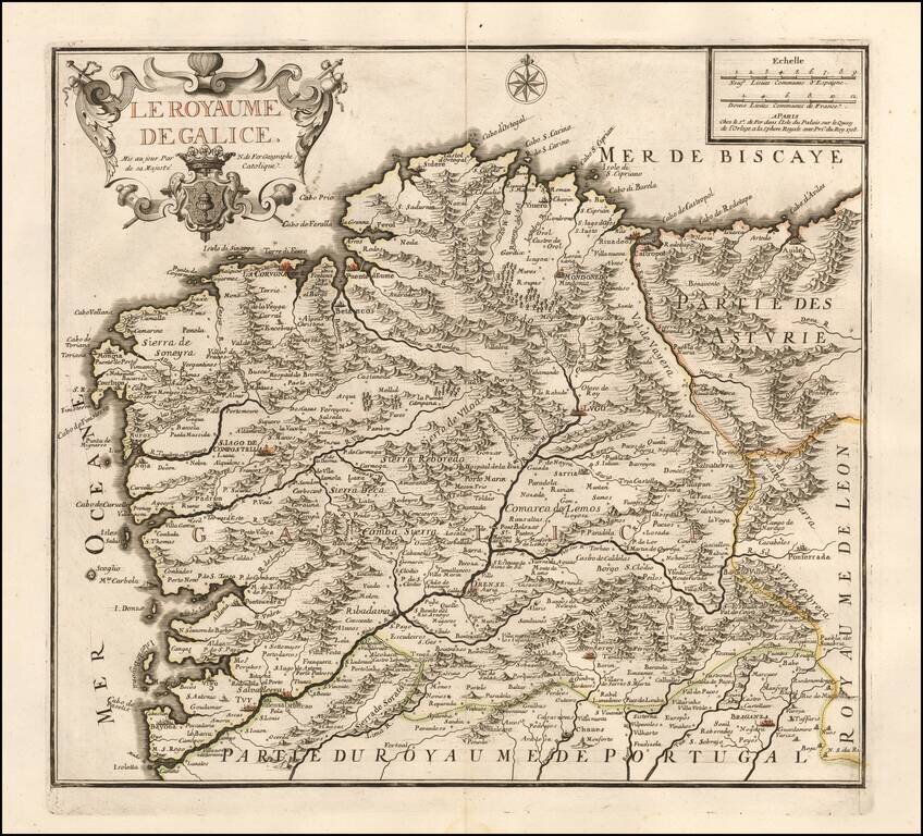 Le Royaume De Galice . . . 1708