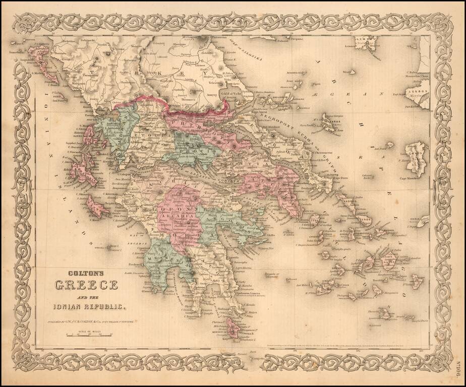 Colton's Greece and the Ionian Republic