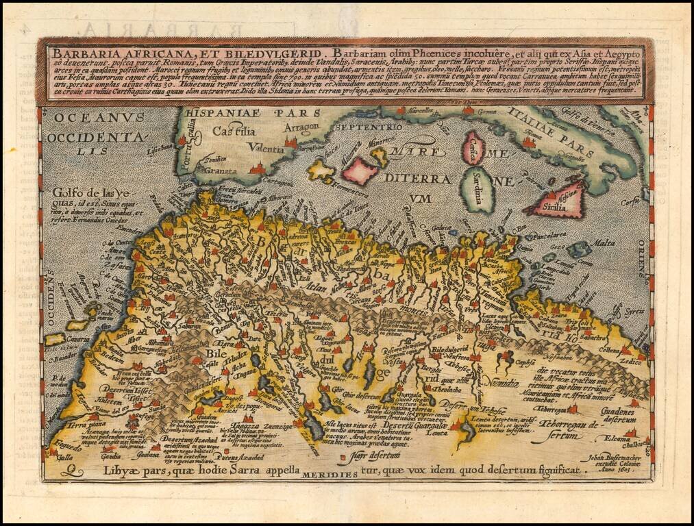 Barbaria, Africana, et Biledulgerid. . . 1603