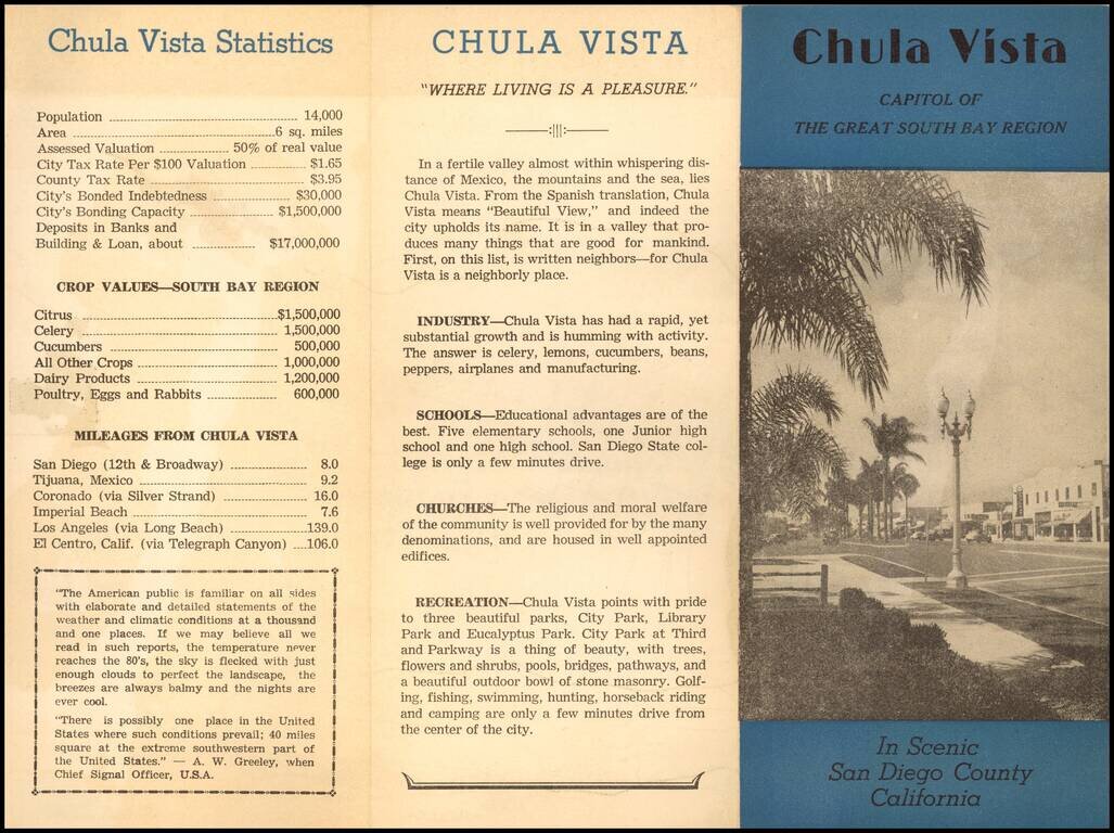 South Bay Empire of Scenic San Diego County