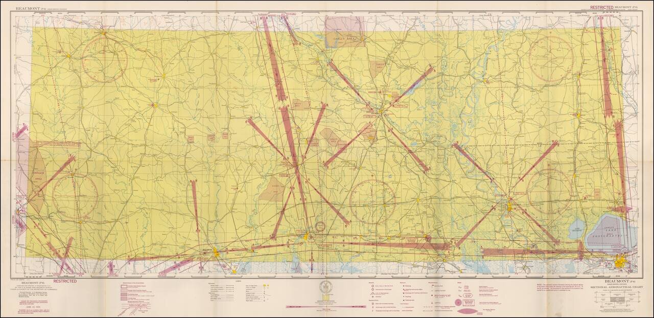 (Restricted) Beaumont . . . Sectional Aeronautical Chart