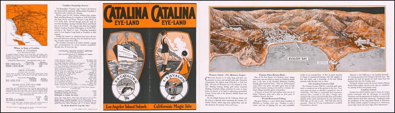 Cataline Eye Land  -- Avalon Bay
