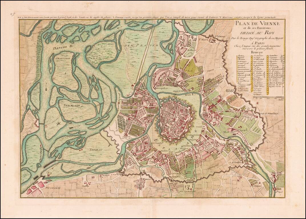 Plan de Vienne et de ses Environs Dedie au Roy . . .