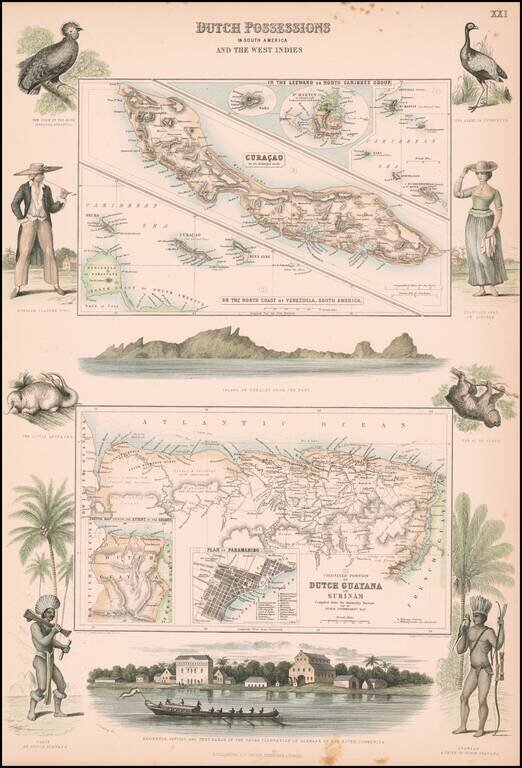 (Curacao, Leeward Islands, Guyana)  Dutch Possessions in South America and The West Indies