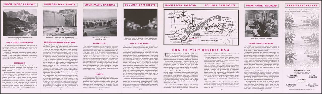 (Boulder Dam / Las Vegas)  Panoramic Perspective of the Area Adjacent to Boulder Dam As It Will Appear When Lake is Filled . . .