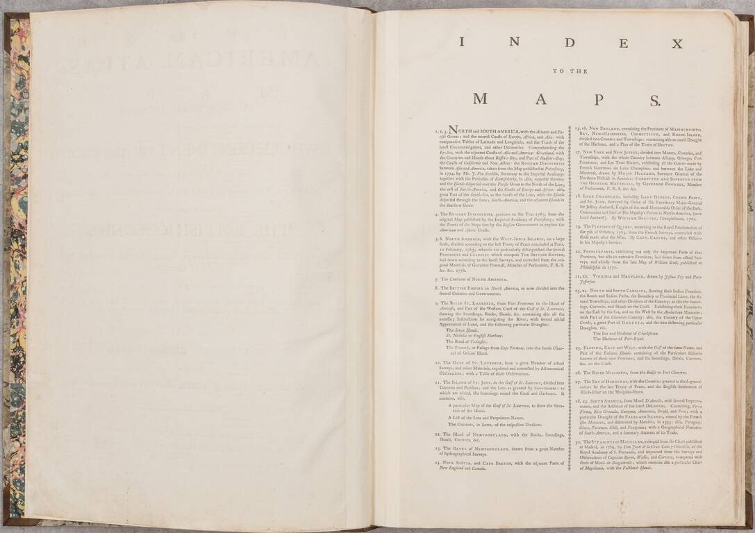 The American Atlas, or a Geographical Description of the Whole Continent of America.