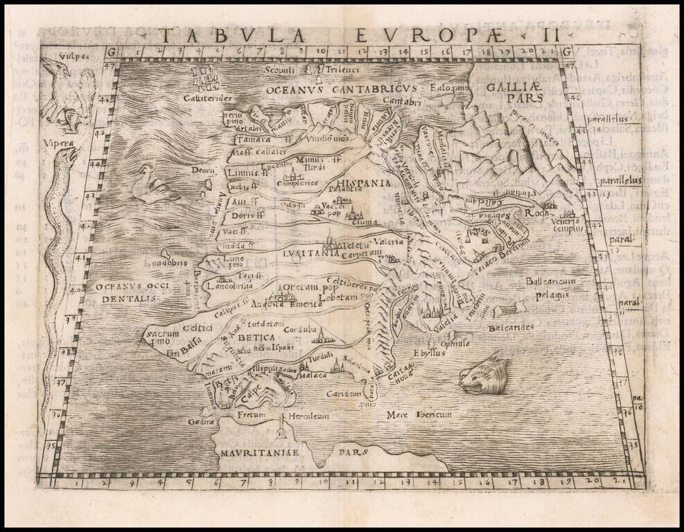 (Spain & Portugal) Tabula Europae II