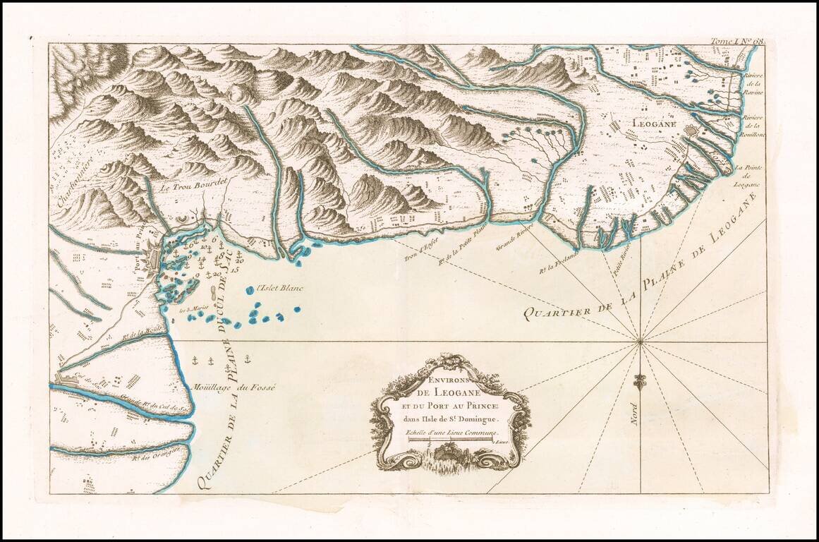 [Port au Prince]  Environs de Leogane et du Port au Prince dans L'Isle S. Domingue