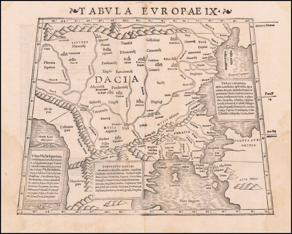 Tabula Europae IX [Greece & Turkey]