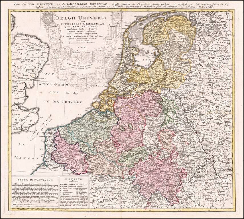 Belgii Universi seu Inferioris Germaniae quo XVII Provinciae…1747