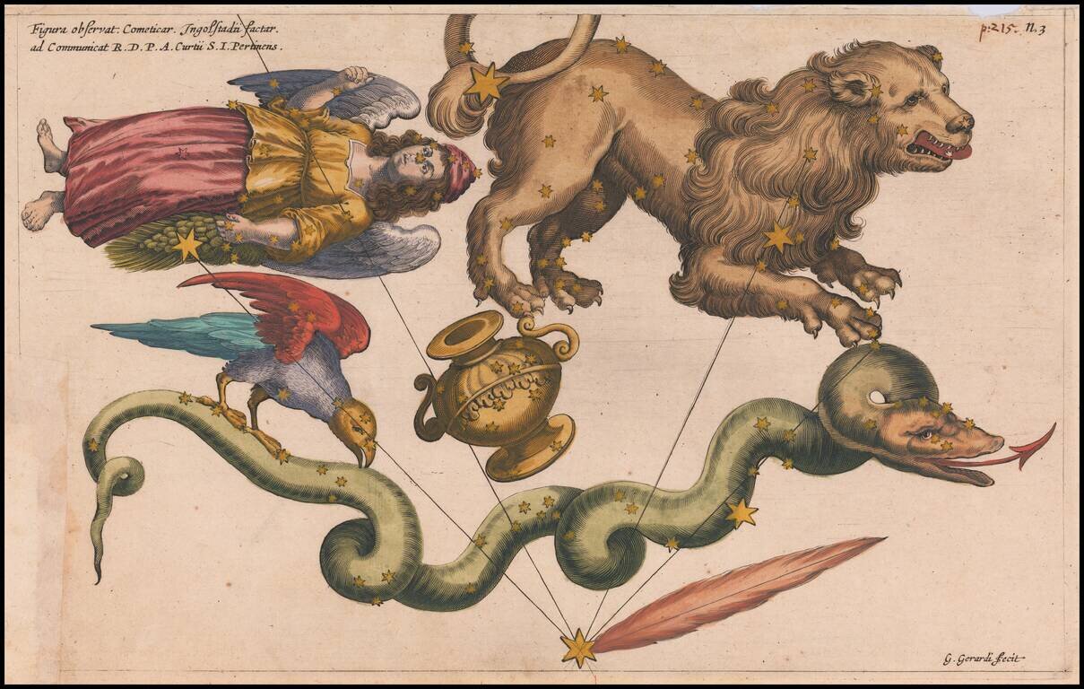 Figura observat. Cometicar. Ingolstadii factar ad Communicat R.D. P.A. Curtii S. I.  . . .