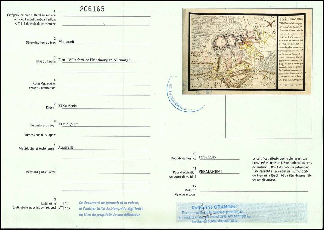 Philisbourg Ville Fort dAllemagne . . .