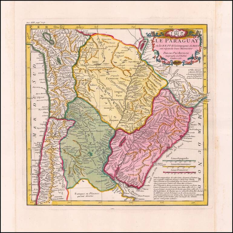Le Paraguay ou les RR. PP de la Compagnie de Jesus ont repandu leurs Missions . . . 1733