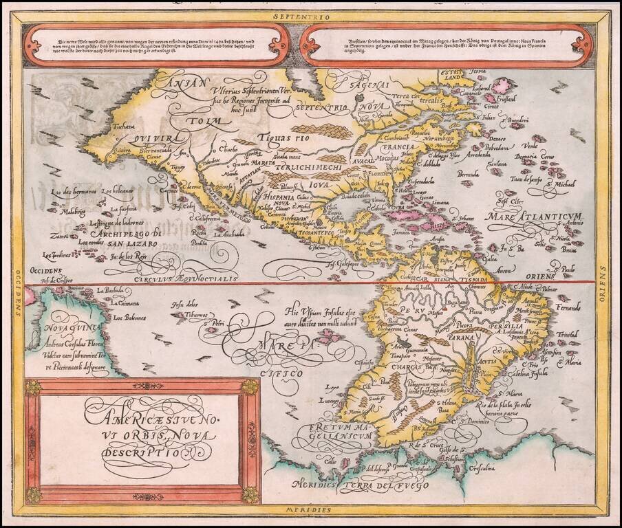 Americae Sive Novi Orbis Nova Descriptio