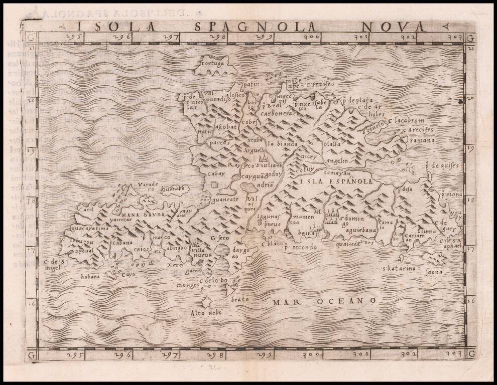 (Hispaniola)  Isola Spagnola Nova