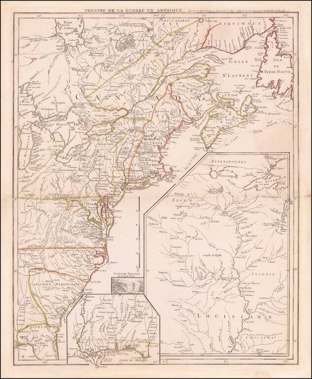 Theatre De La Guerre En Amerique . . . 1777