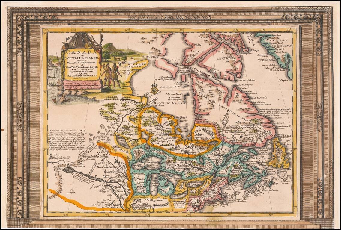 Canada ou Nouvelle France Suivant les Nouvelles Observations