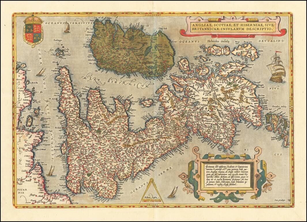 Angliae, Scotiae, Et Hiberniae Sive Britannicae Insularum Descriptio