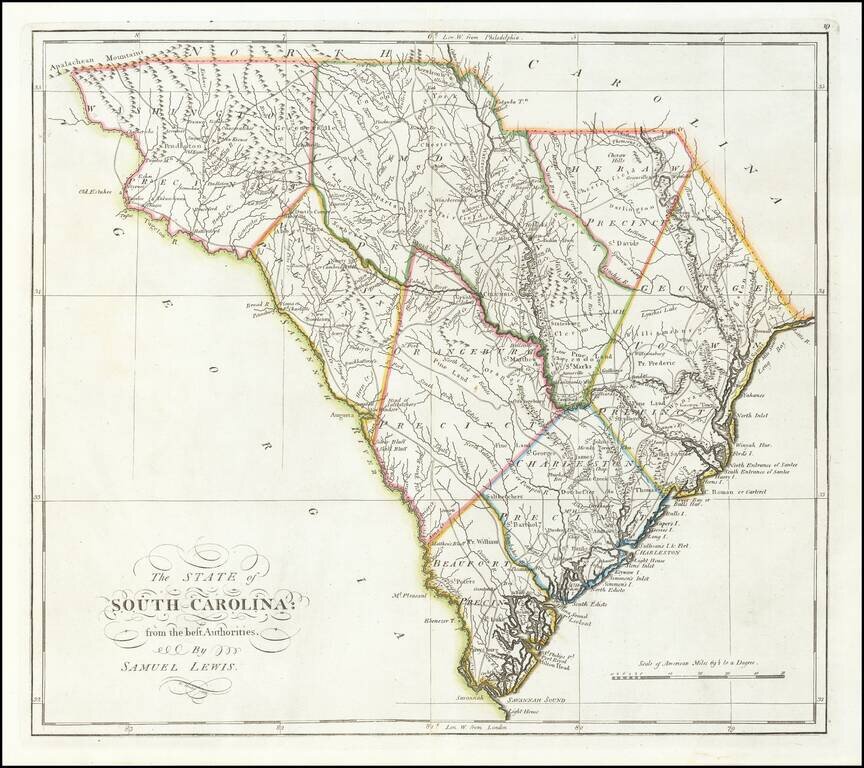 The State of South Carolina from the best Authorities by Samuel Lewis