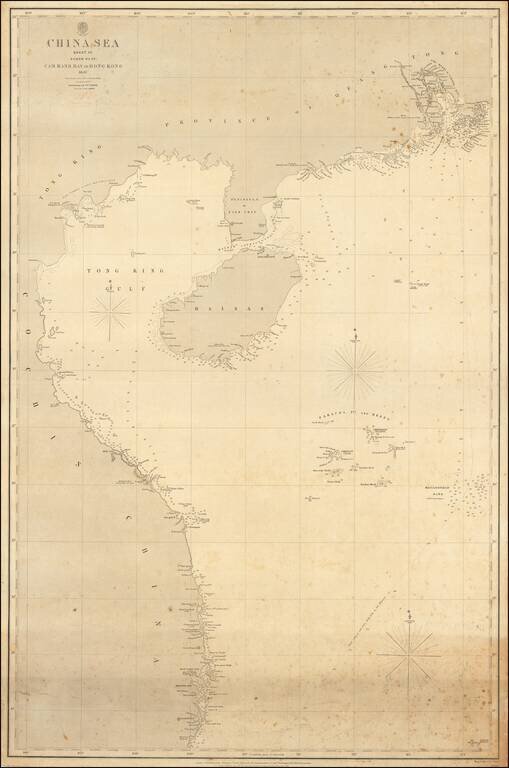 China Sea Sheet III (North West) Cam Ranh Bay to Hong Kong 1859.