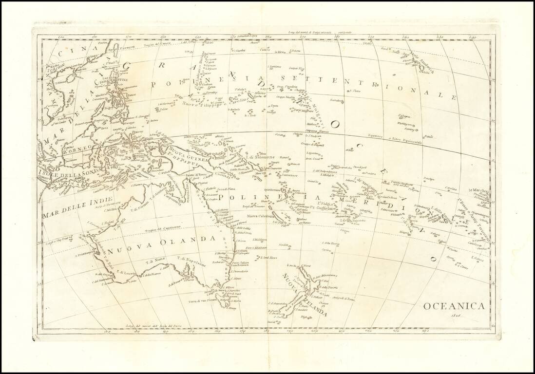 [Australia, Phiippines, New Zealand, Hawaii] Oceanica 1828