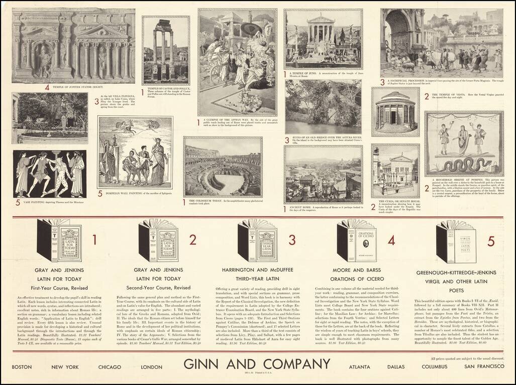 A Map Showing Some Places of Importance in the Roman World  |  A Four Year Book Cruise