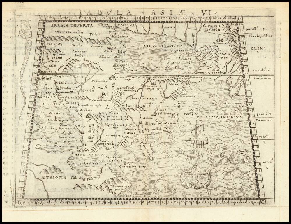 [Arabia] Tabula Asiae VI