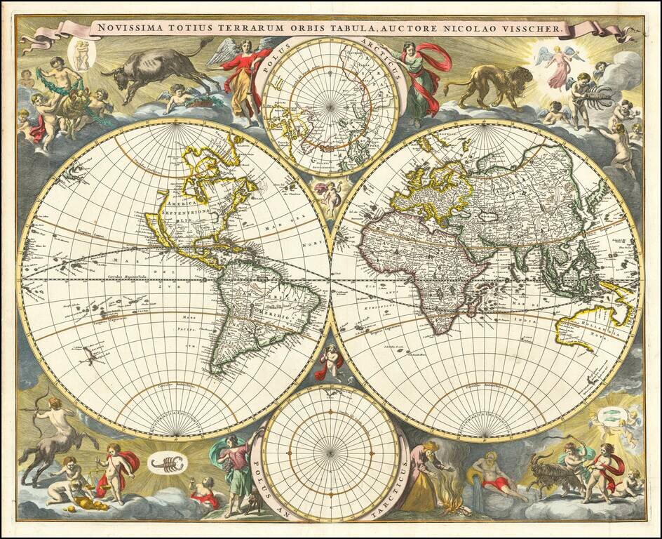 Novissima Totius Terrarum Orbis Tabula Auctore Nicolao Visscher