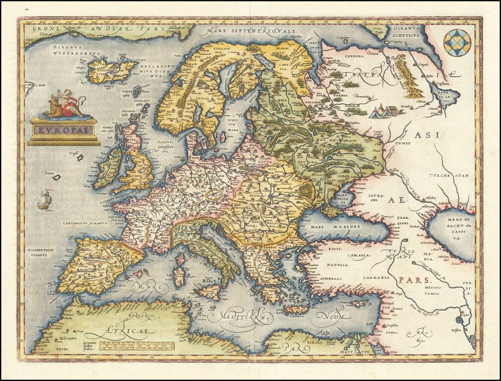 (World & Continents) Typus Orbis Terrarum / Americae Sive Novi Orbis Nova Descriptio / Asiae Nova Descriptio / Africae Tabula Nova / Europae